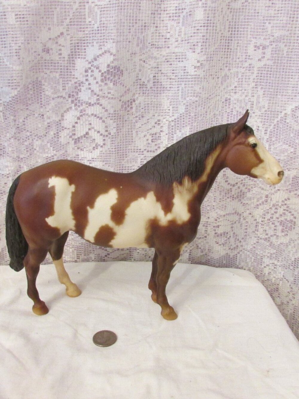 Breyer Vintage #51 Yellow Mount Famous Paint Chestnut Pinto 1970-1987
